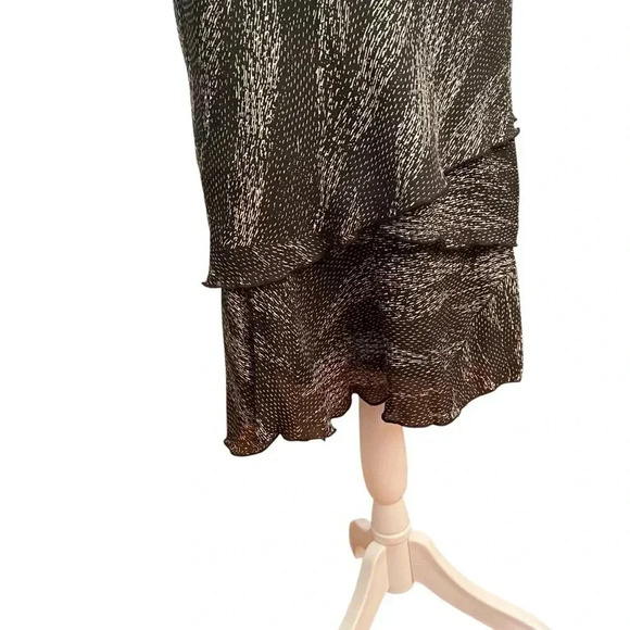 Componix Women’s Sleeveless Cowl Neck Shift Dress Size 10 Black White Cocktail - Picture 6 of 12